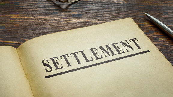 Settlement book